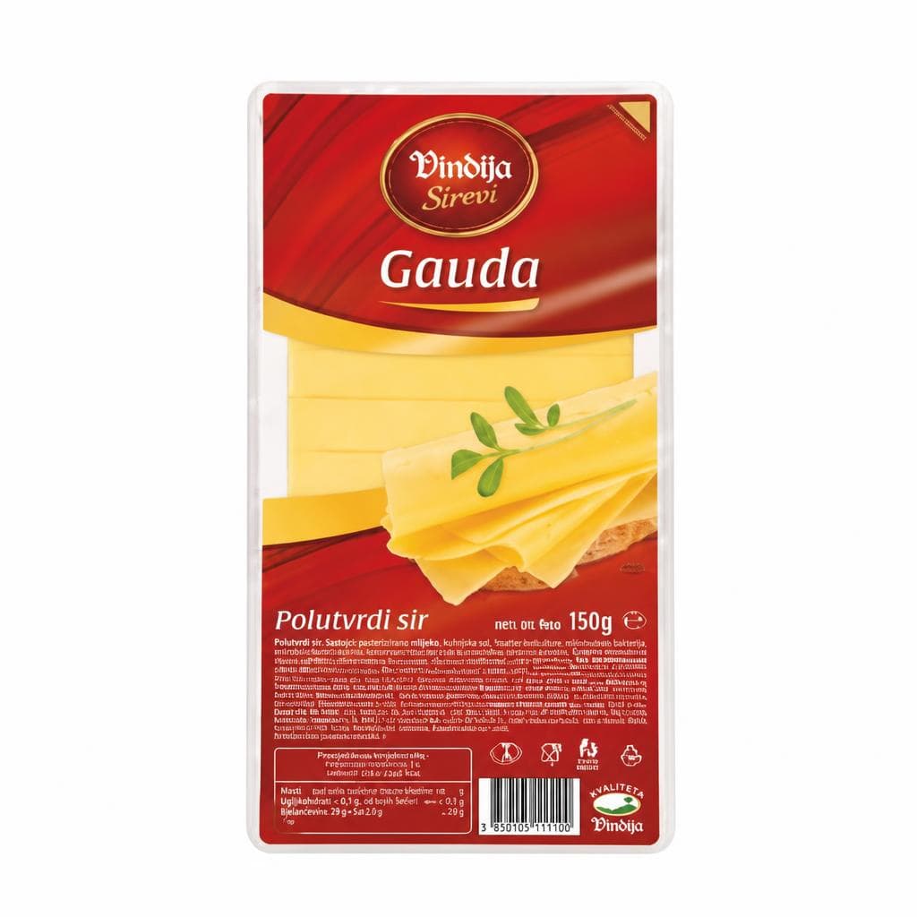 Vindija Sir u listićima Gauda 150 g Akcija u trgovini Kaufland