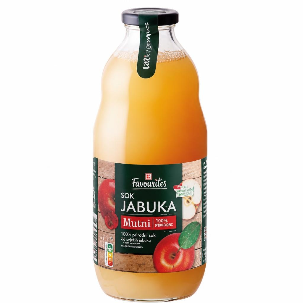 Sok jabuka mutni 1 L K Favourites Akcija u trgovini Kaufland