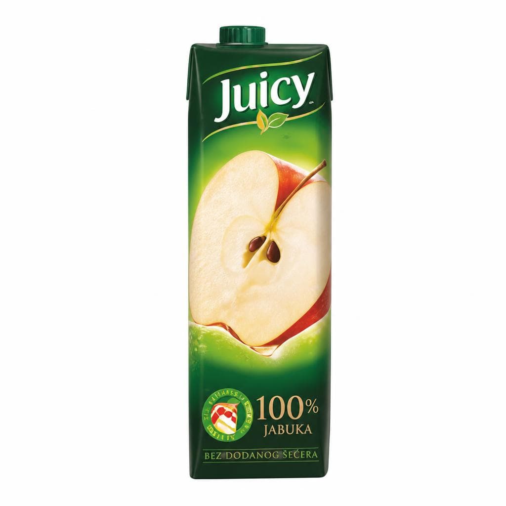 Juicy jabuka 100% sok 1 l Akcija u trgovini Bakmaz