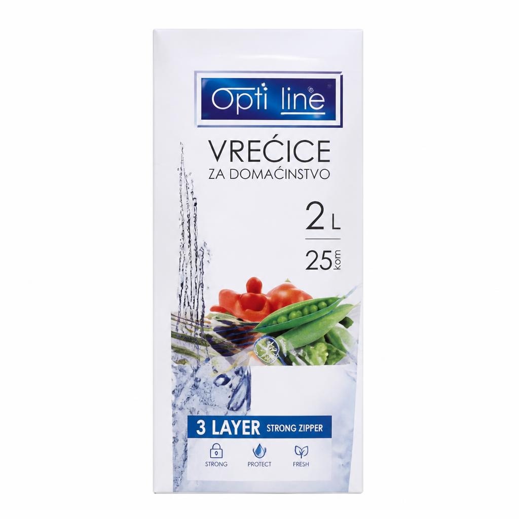 Vrećice za zamrzavanje razne vrste Opti line, K Classic, ViGO! Akcija u trgovini Kaufland