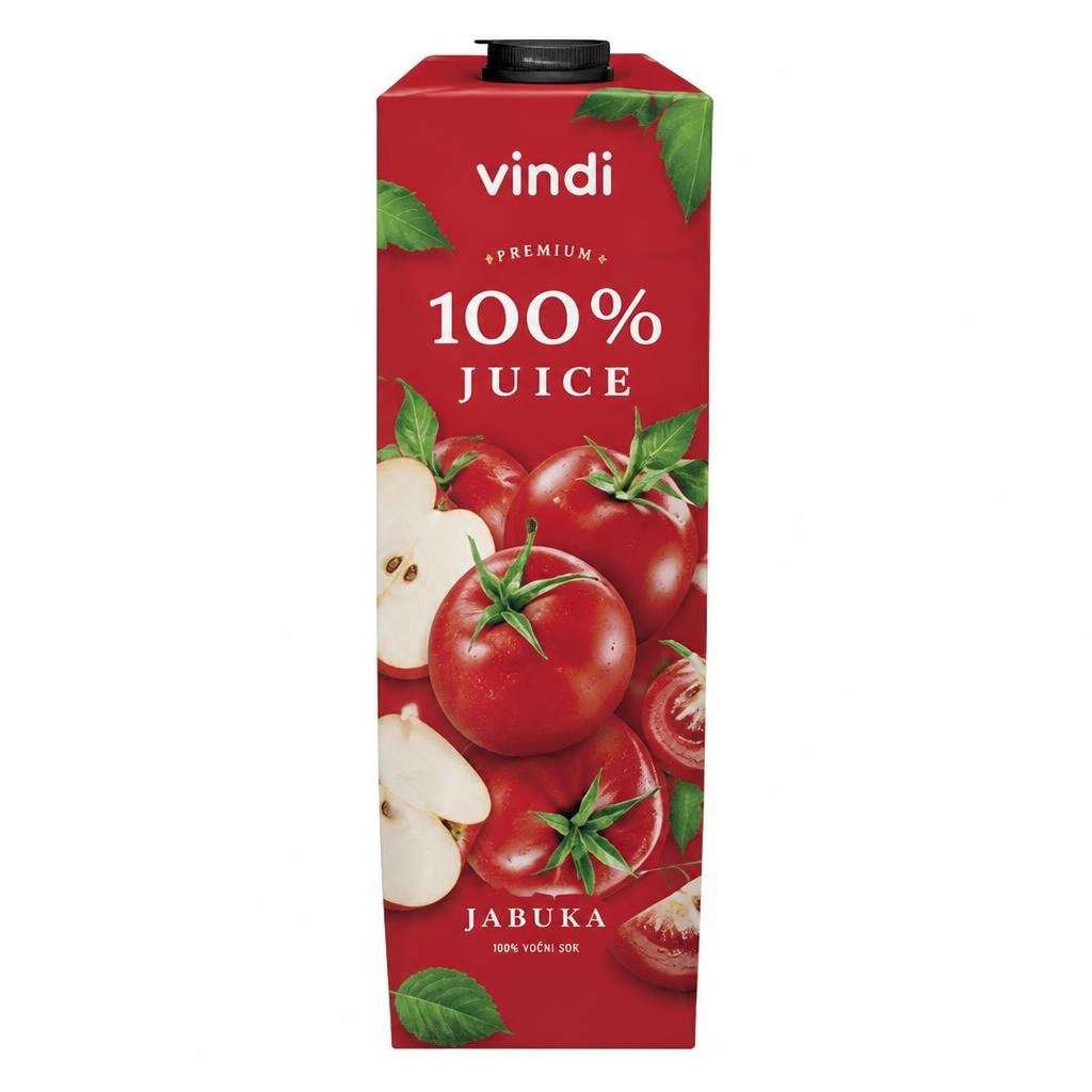 Vindi 100% sok 1l Akcija u trgovini Konzum
