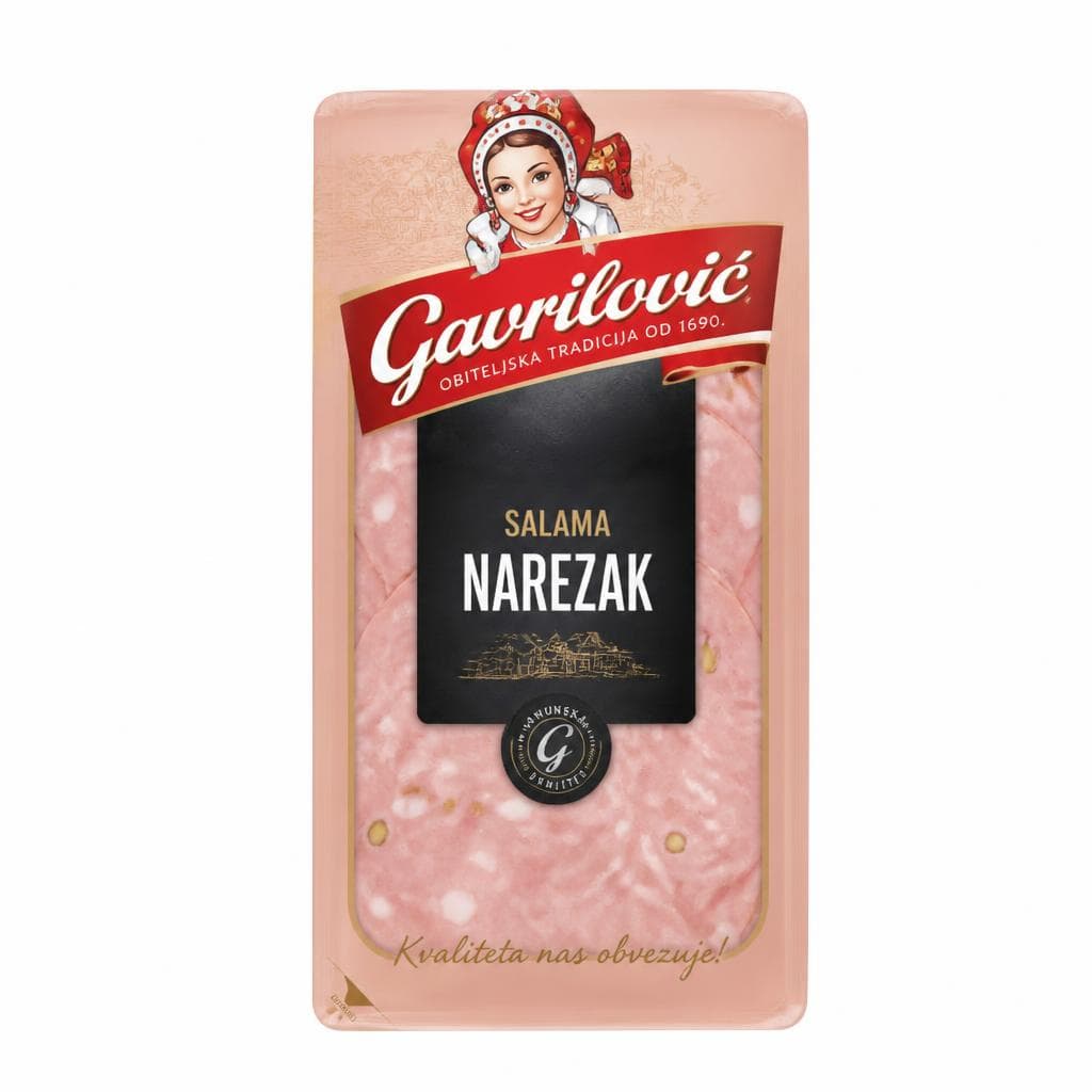 Gavrilović salama 100 - 125 g Akcija u trgovini Plodine