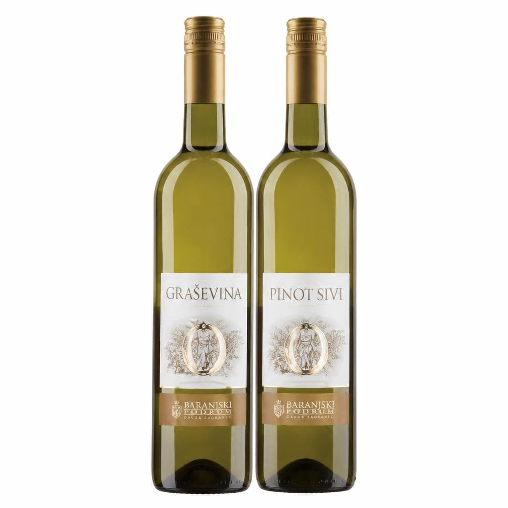 Vino graševina, pinot sivi 0,75 l Orahovica Akcija u trgovini Djelo