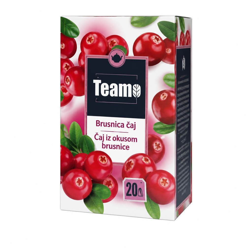 Teamo Čaj Brusnica 40 g - Akcija u trgovini Studenac