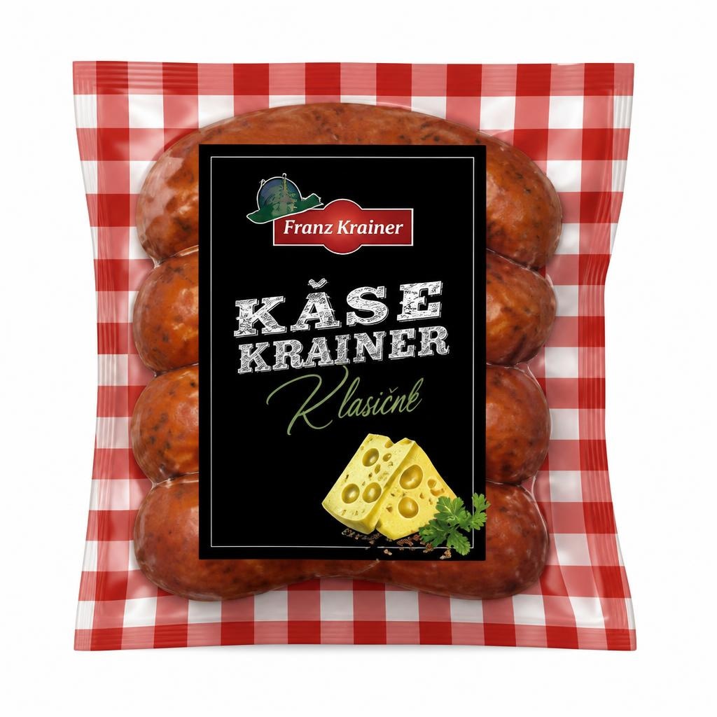 Franz Krainer Kranjska sa sirom 240 g Akcija u trgovini Stanić Diskont