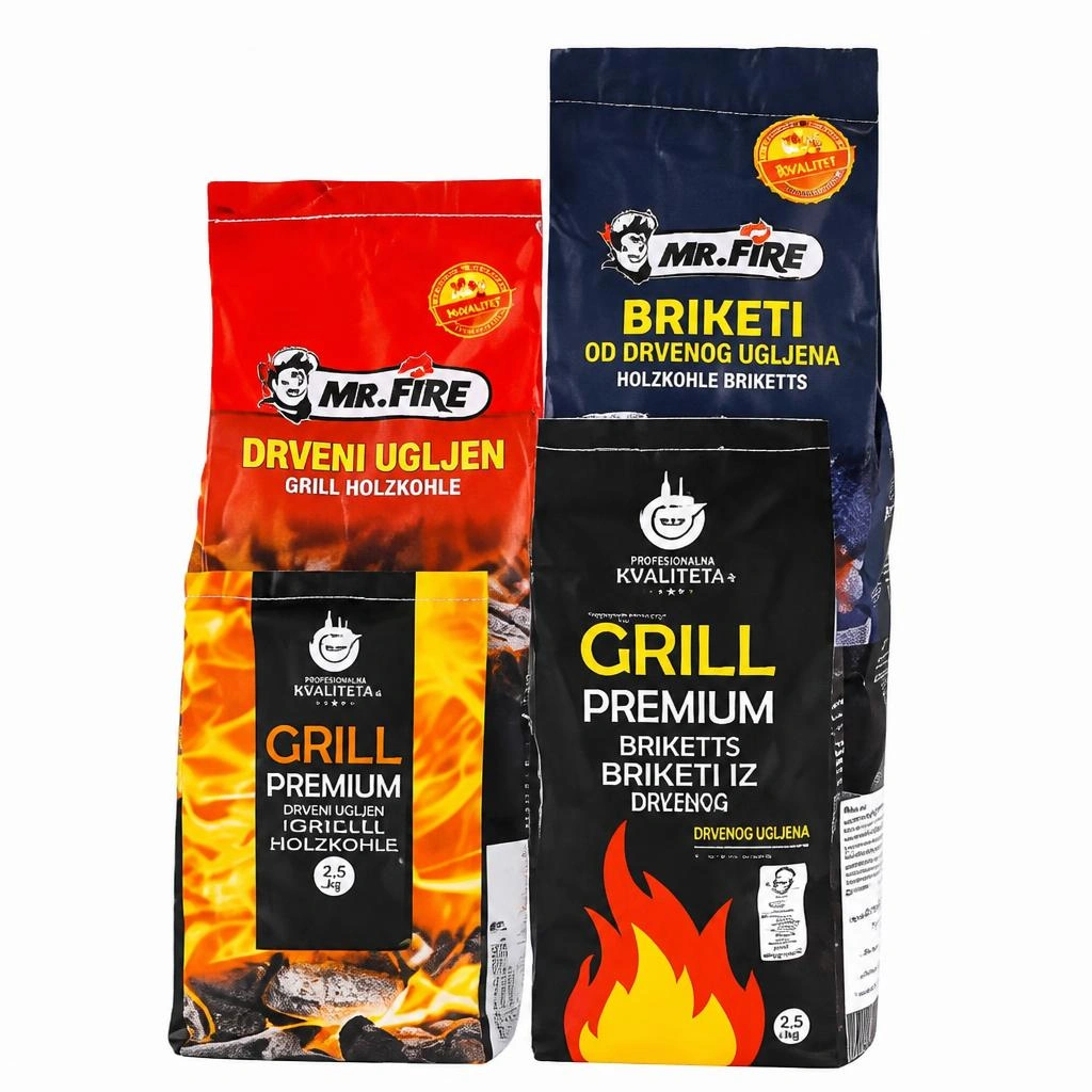 Mr. Fire drveni ugljen i briketi 2,5 kg Akcija u trgovini Kaufland