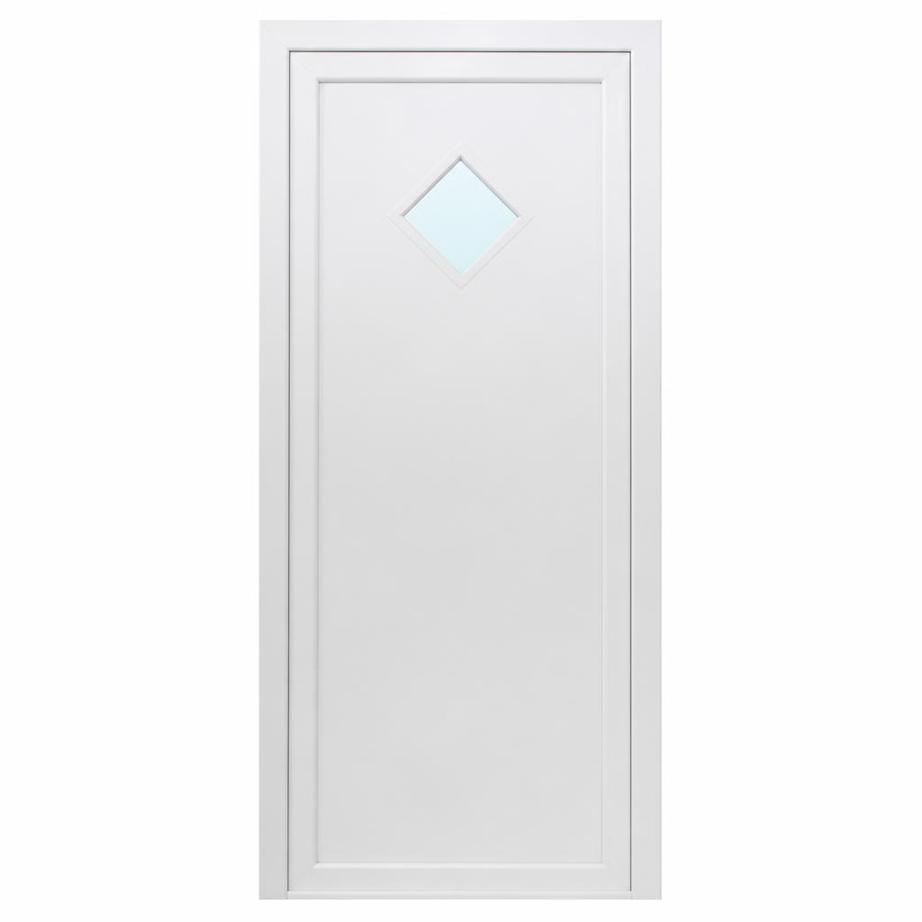 PVC sporedna ulazna vrata 'Sava KF04' š 88/98 x v 198 cm - Akcija u trgovini Bauhaus
