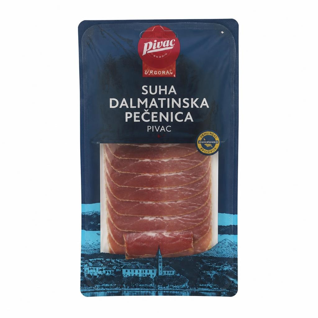 Suha dalmatinska pečenica Plvac 1 kg Akcija u trgovini Konzum