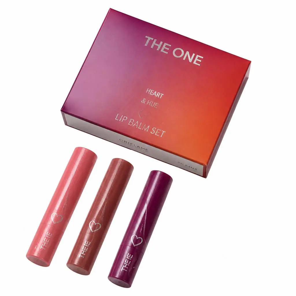 The ONE Heart & Hue poklon set balzama za usne 11,1 × 2,9 × 11,1 cm Akcija u trgovini Oriflame