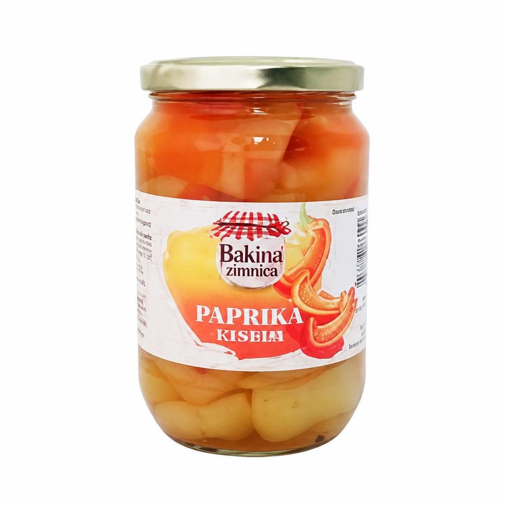 Bakina Zimnica Kisela Paprika 350 g Akcija u trgovini Studenac