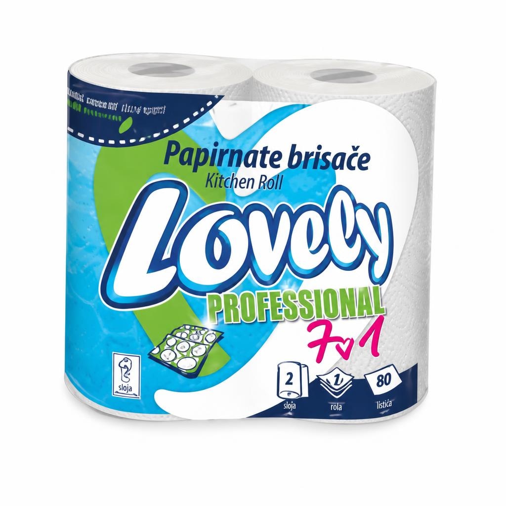 Papirnati ručnici Lovely Professional 2 role Akcija u trgovini Spar
