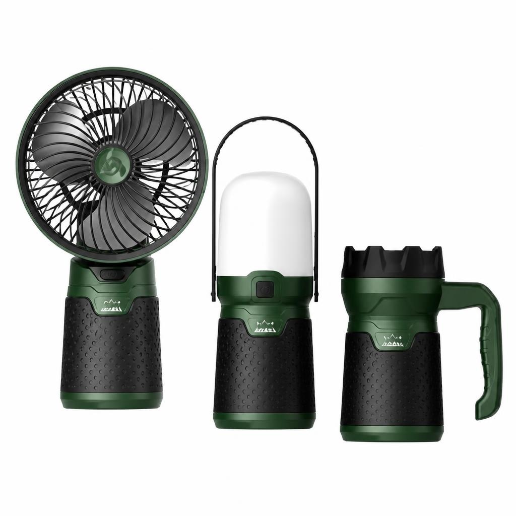 Set LED svjetiljki i ventilatora 4-dijelni - Akcija u trgovini Bauhaus