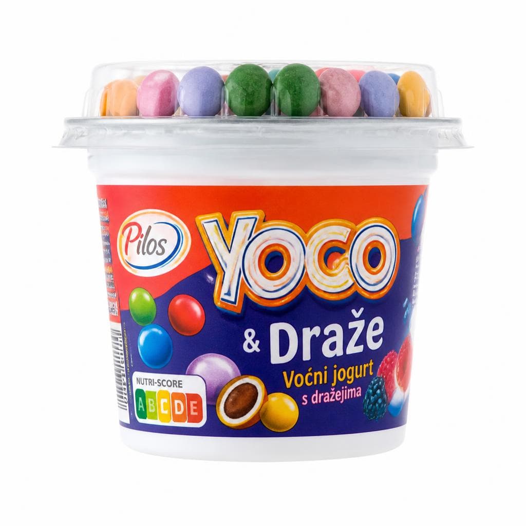 Pilos Voćni jogurt s dražejima 135 g Akcija u trgovini Lidl