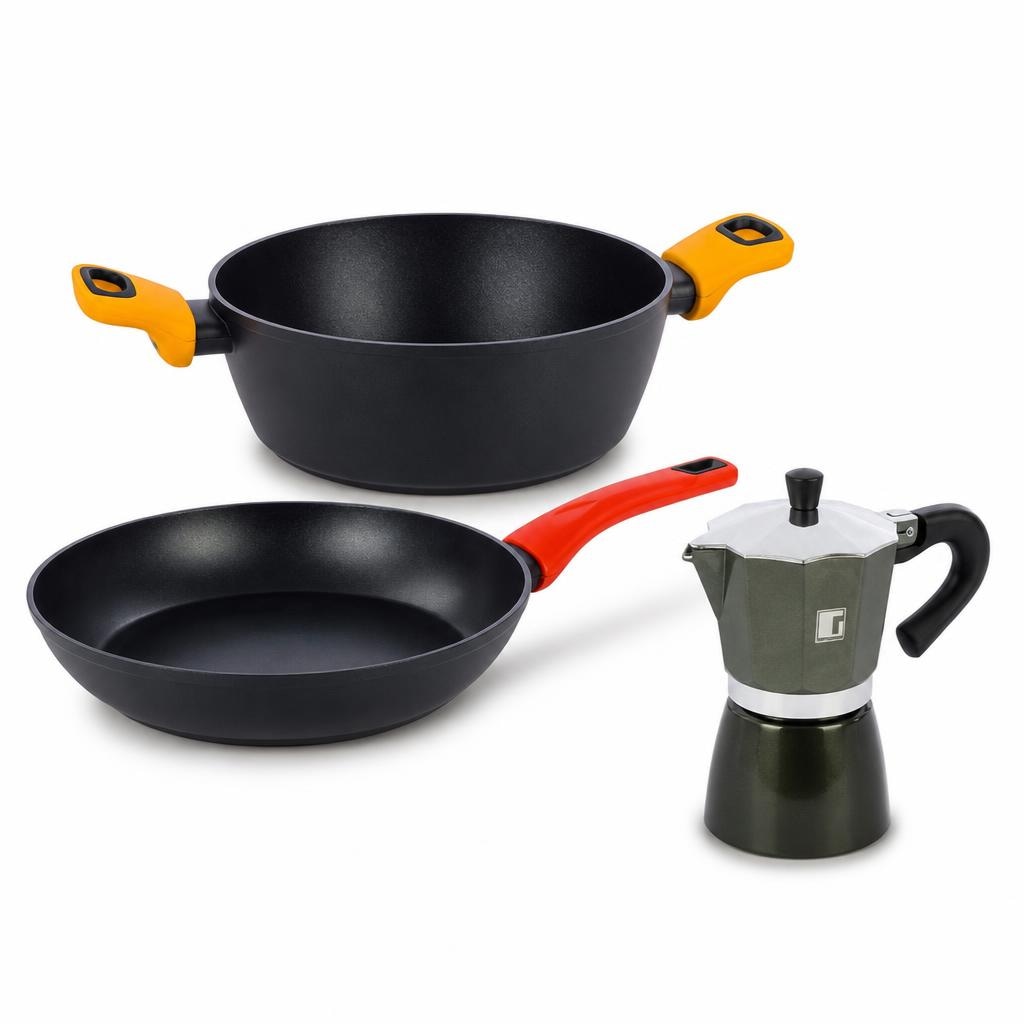 Tava 28 cm / Lonac 20 cm / Moka lonac Akcija u trgovini Eurospin