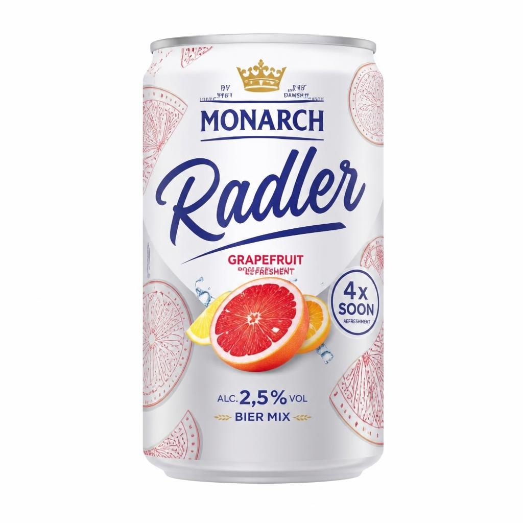 Monarch pivo radler 4 x 0,5 L Akcija u trgovini Plodine