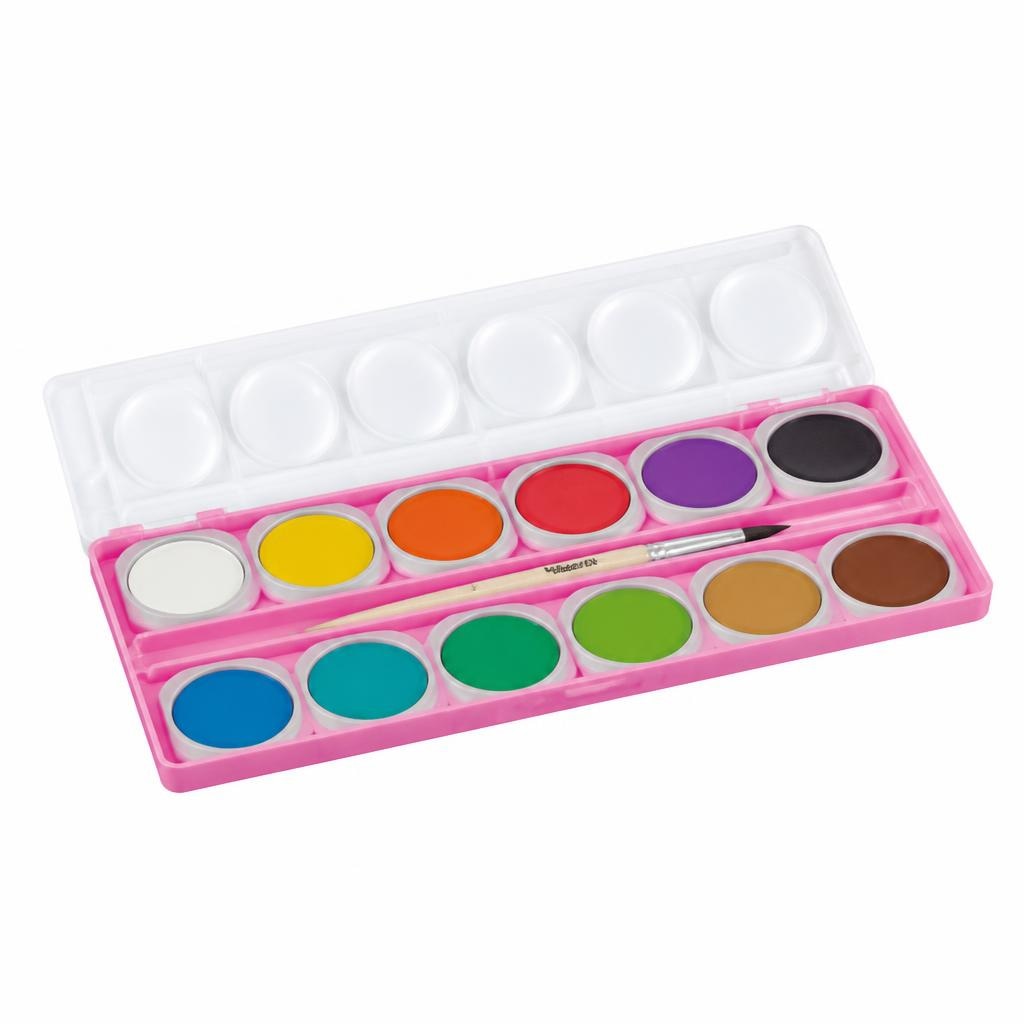Pelikan K21 pink vodene boje 12 boja Akcija u trgovini Mueller
