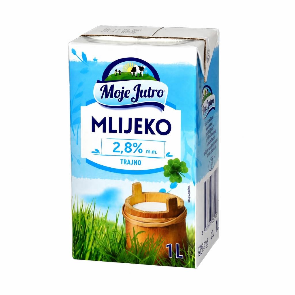 Moje Jutro Trajno Mlijeko 1 l - Akcija u trgovini Studenac