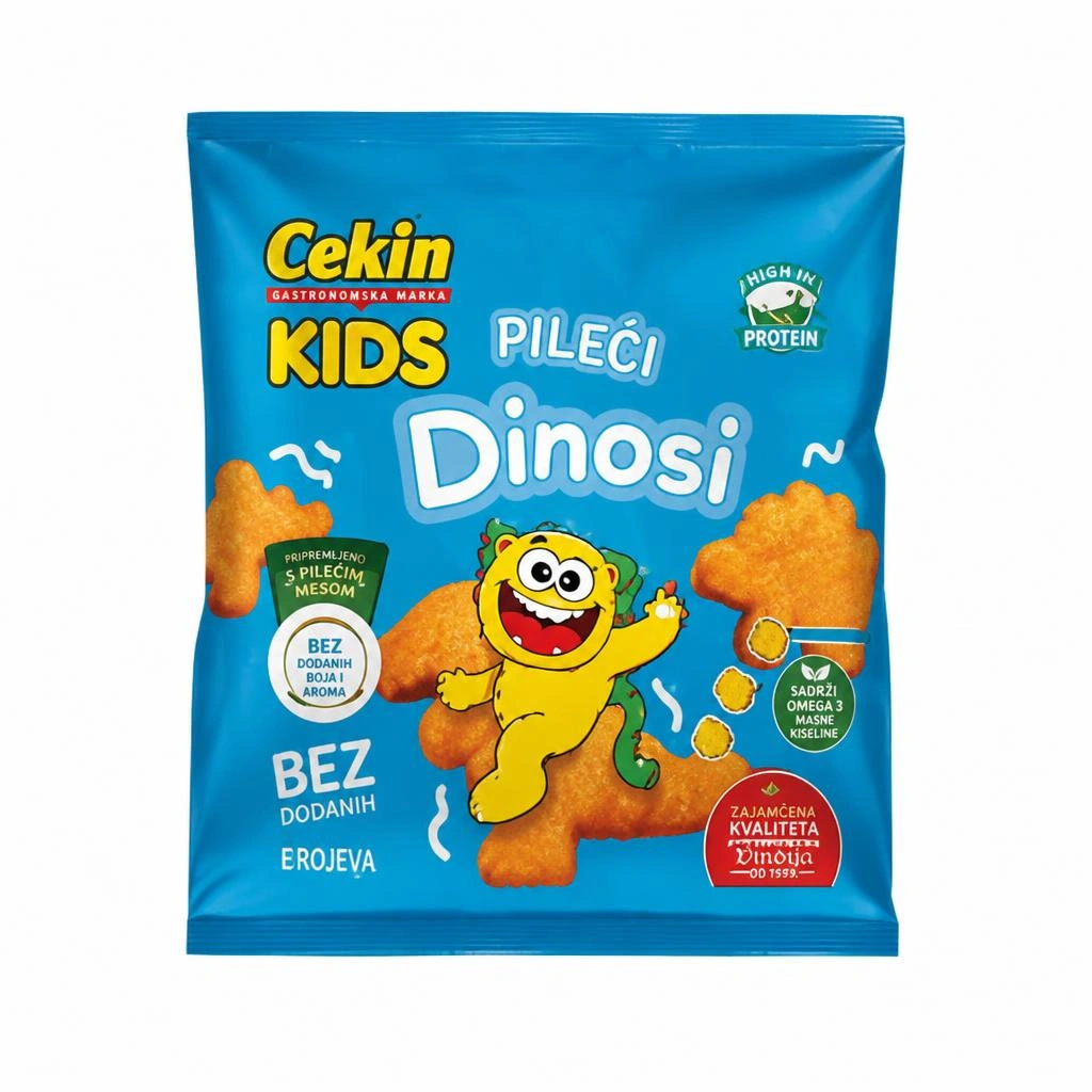 Cekin Kids panirani pileći dinosi 600 g Akcija u trgovini Stanić Diskont