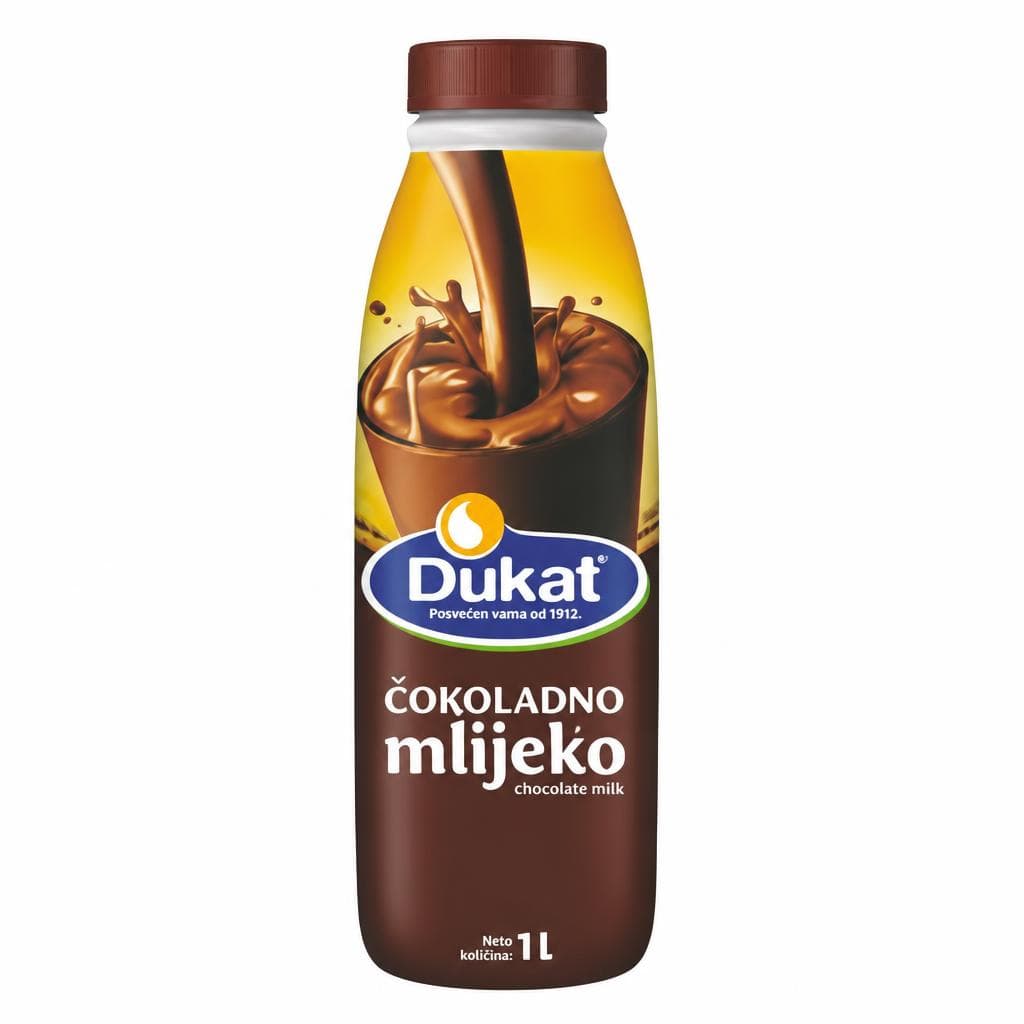 Dukat Čokoladno mlijeko 1 L Akcija u trgovini Tommy