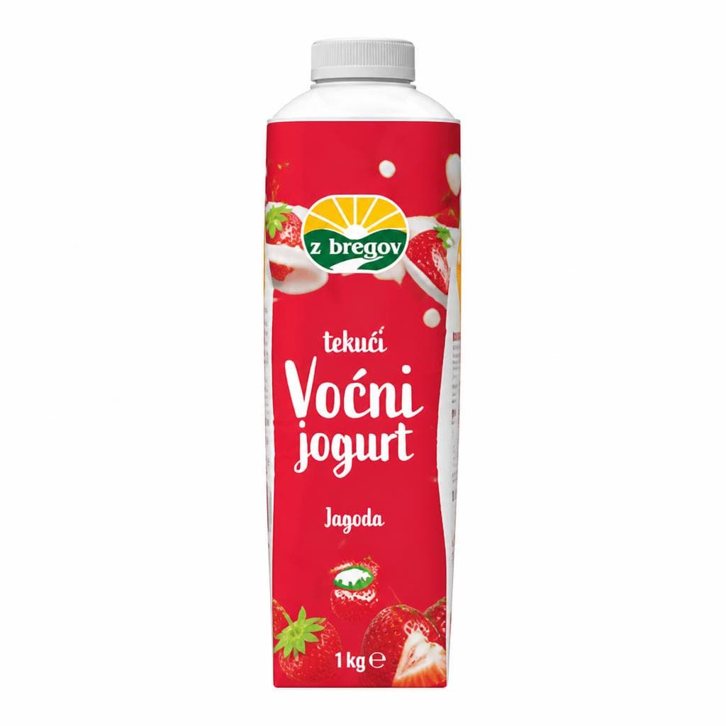 Z bregov voćni jogurt jagoda 1 kg Akcija u trgovini KTC