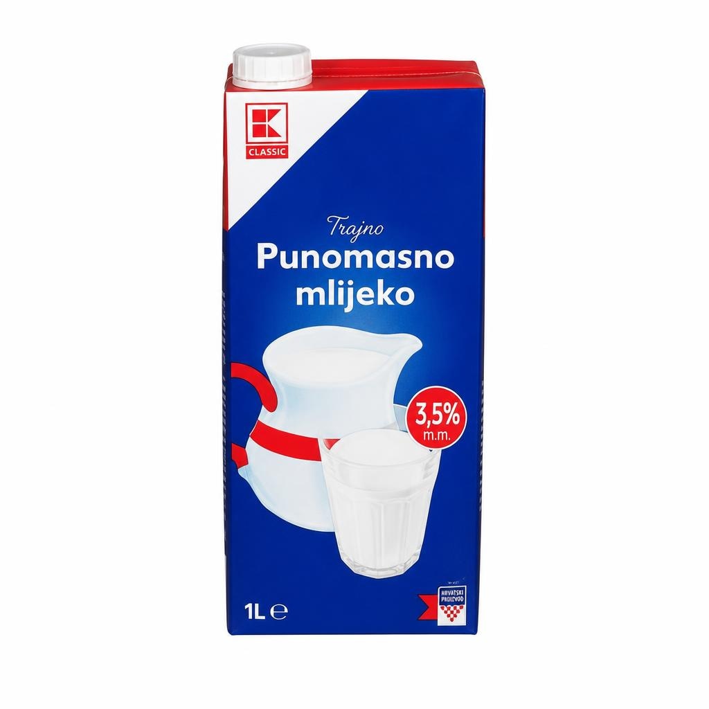 CLASSIC Trajno mlijeko 1 L - Akcija u trgovini Kaufland