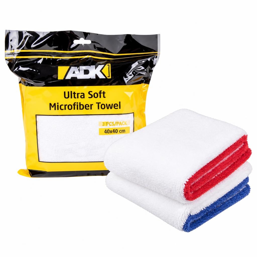 Krpa od mikrovlakana 3 kom/pak 3 kom/pak 40x40 cm ADK Akcija u trgovini KTC