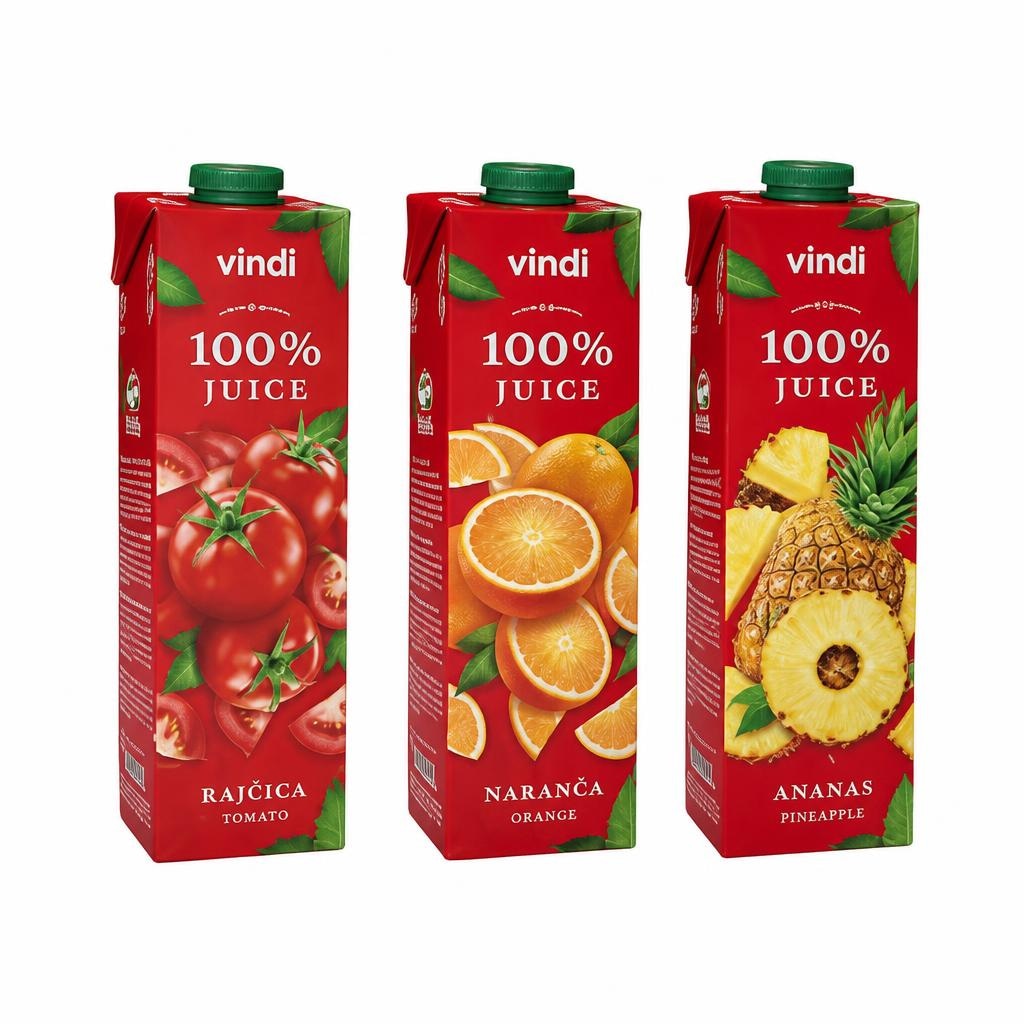 Sokovi Juice Vindi 1 L - Akcija u trgovini Spar
