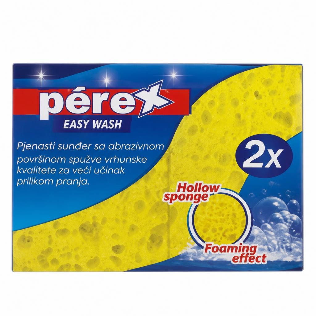 Perex Spužva pjenasta sa abrazivom 2 kom/pak - Akcija u trgovini KTC
