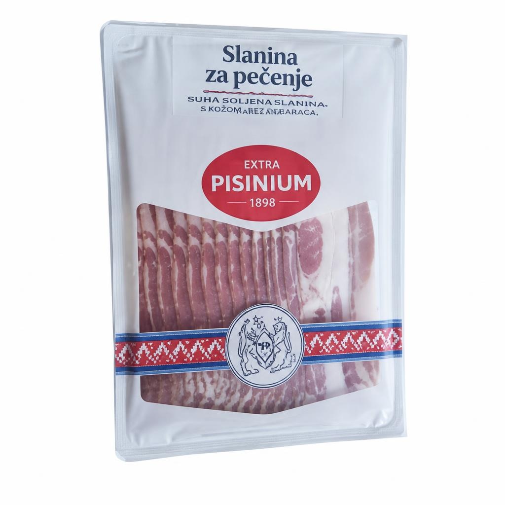 Pisinium Slanina za pečenje 250 g - Akcija u trgovini Metro