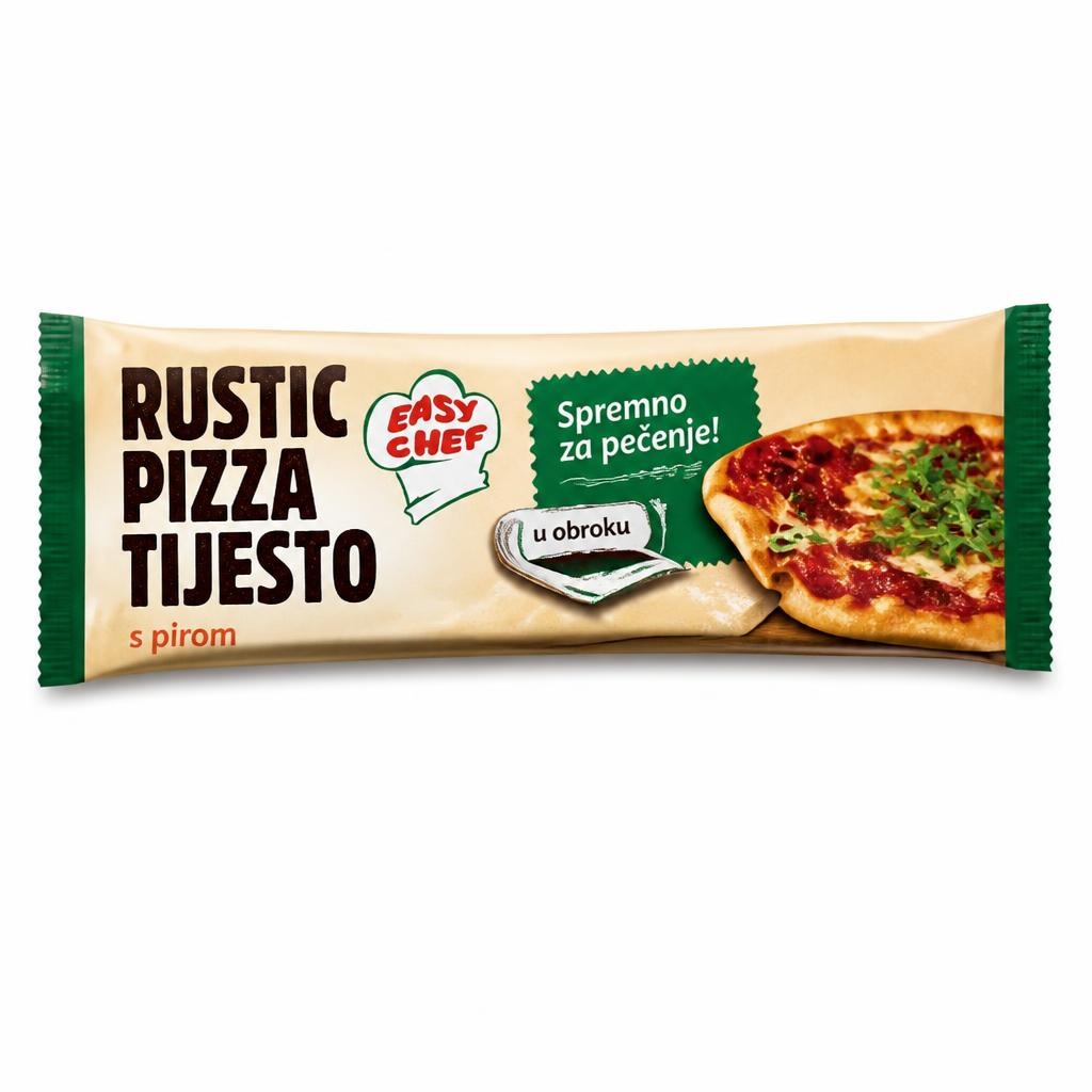 Easy Chef svježe tijesto za pizzu rustic s pirom 550 g Akcija u trgovini Plodine