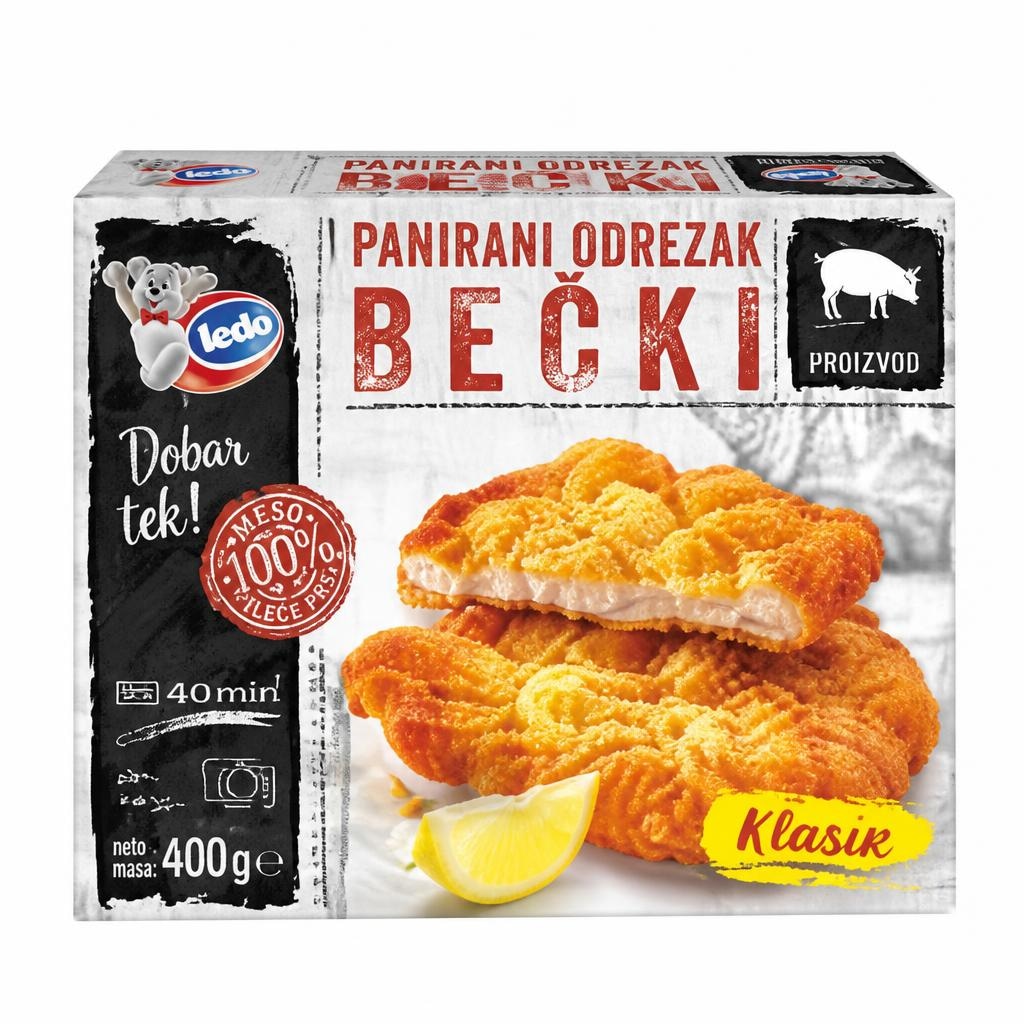 Bečki odrezak Ledo 400 g - Akcija u trgovini Bakmaz
