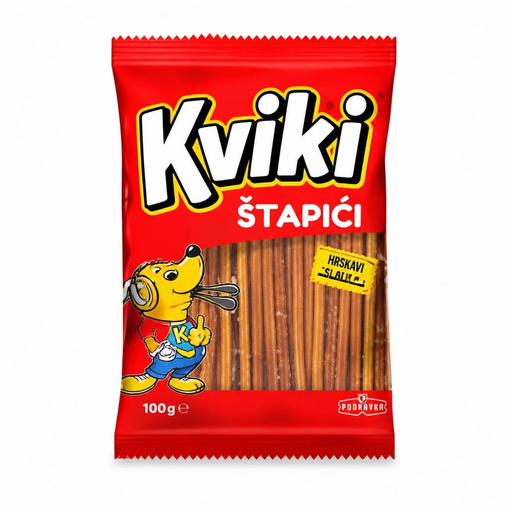 Kviki pereci, štapići 100 g Akcija u trgovini Trgovina Krk