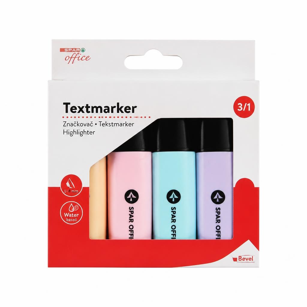Textmarker 4 komada Akcija u trgovini Interspar