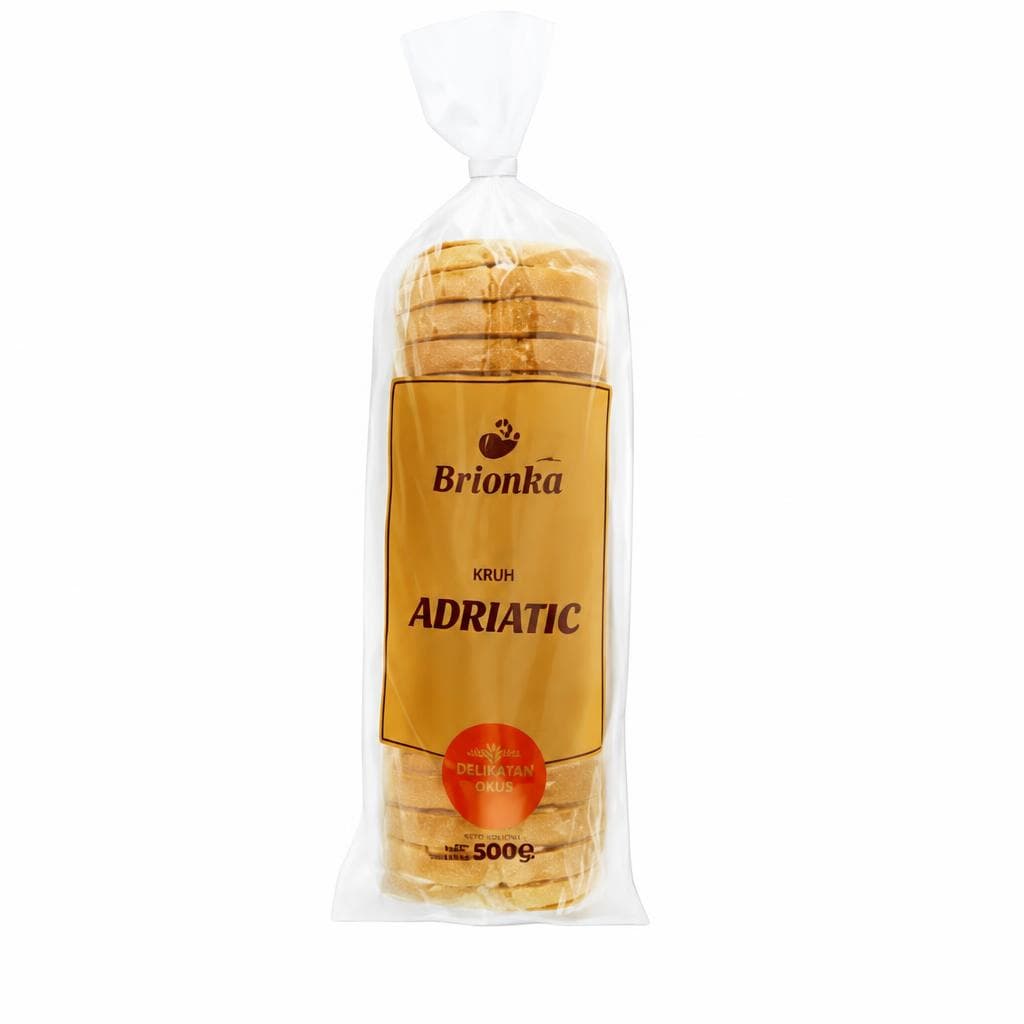 Kruh Adriatic 500 g Akcija u trgovini Plodine
