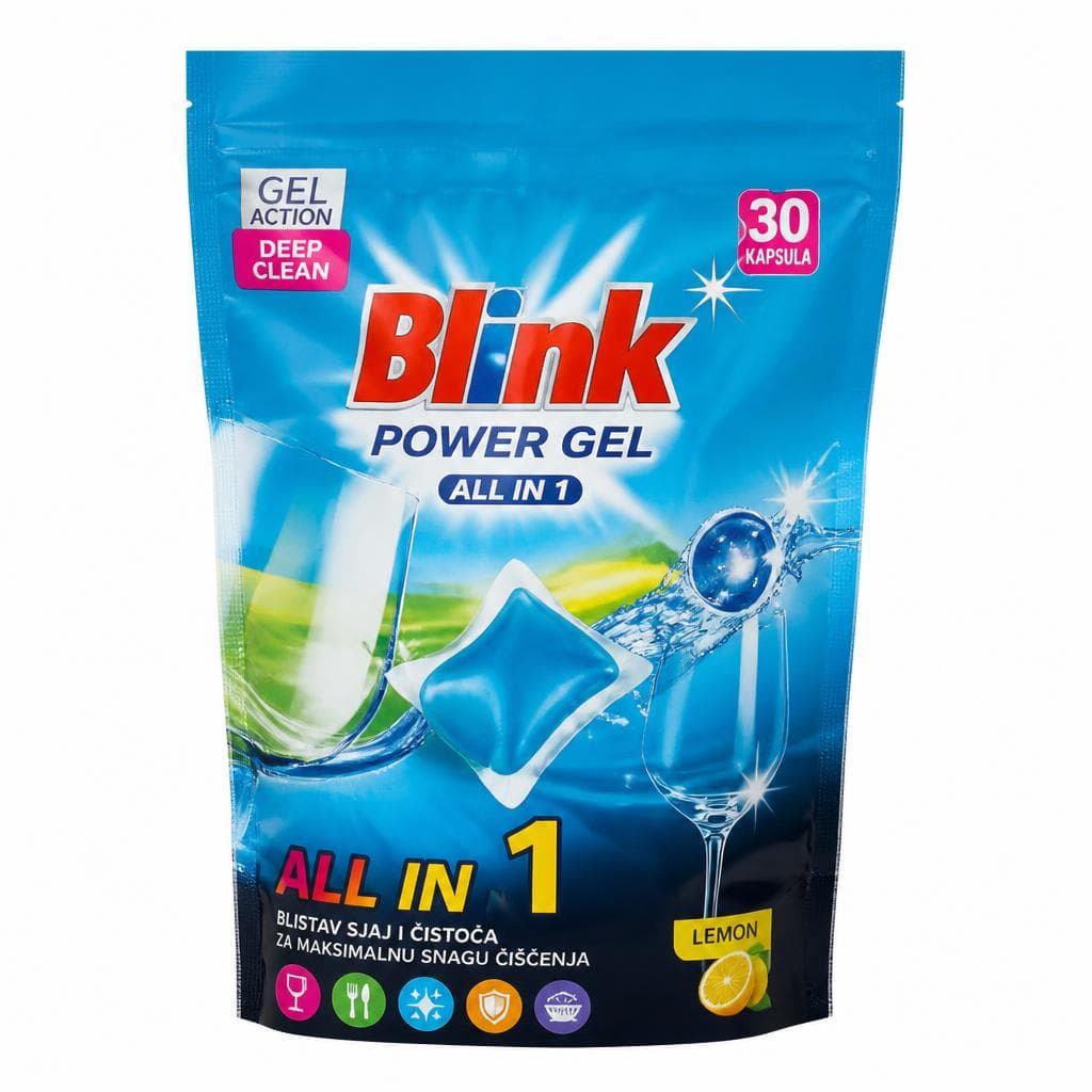 Blink gel kapsule za strojno pranje posuđa 30 kom Akcija u trgovini Mueller