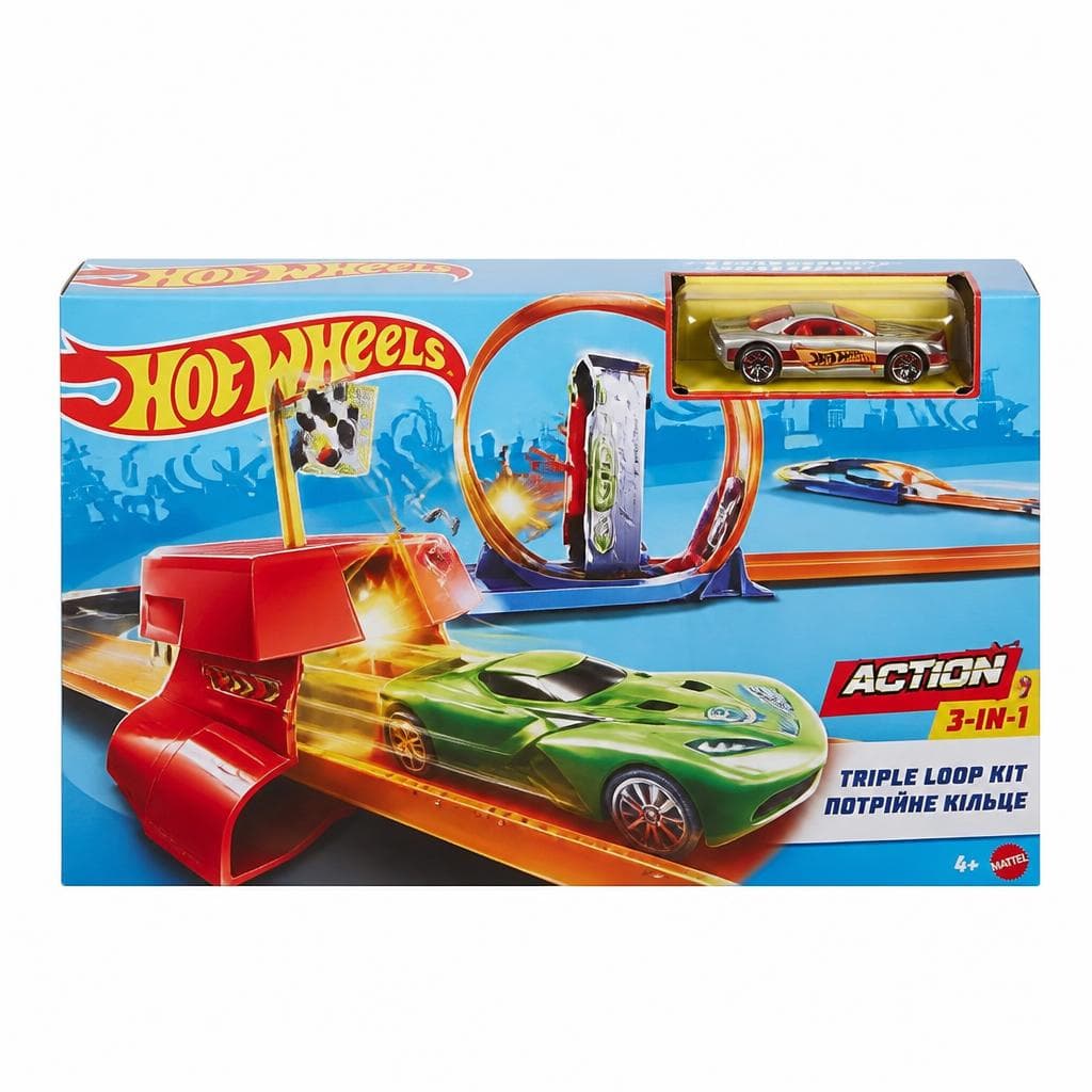 Hot Wheels Set za igru 3 u 1 Akcija u trgovini Tedi