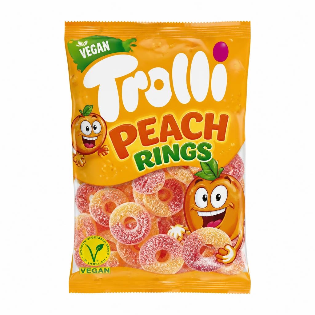 Trolli Peach rings 100 g - Akcija u trgovini Metro