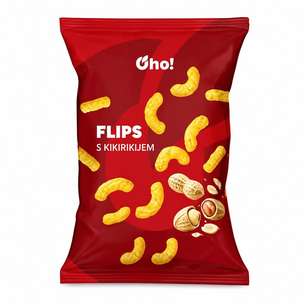 Oho! Flips s kikirkijem 250 g Akcija u trgovini Plodine