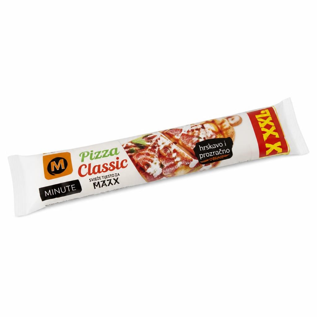 Minute Svježe tijesto za pizzu Maxx 550 g Akcija u trgovini Konzum