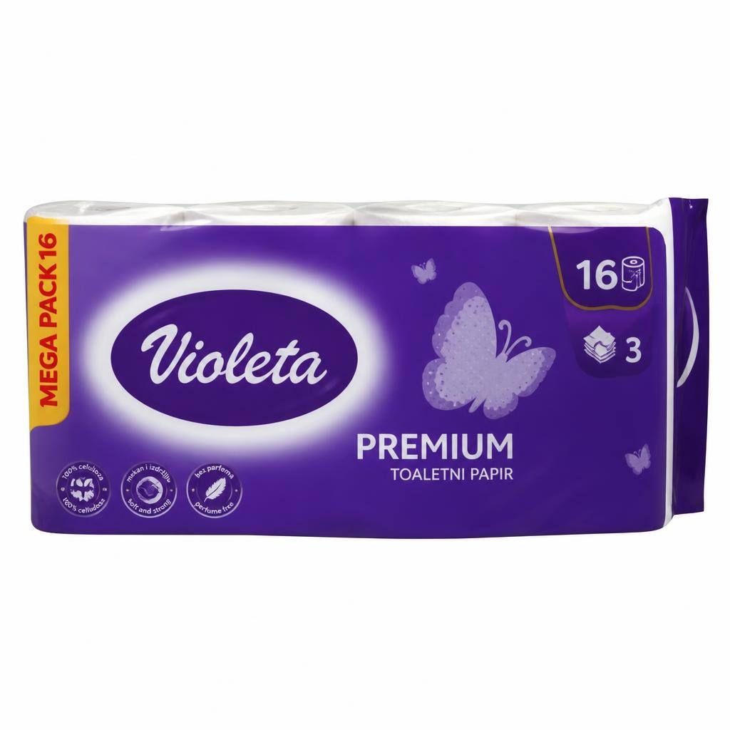 Toaletni papir Violeta - Akcija u trgovini Spar