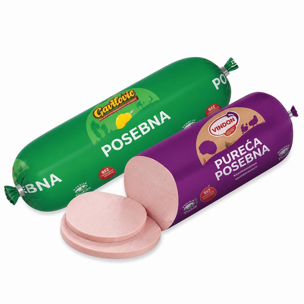 Kobasica pileća, pureća posebna 500 g Cekin Akcija u trgovini NTL