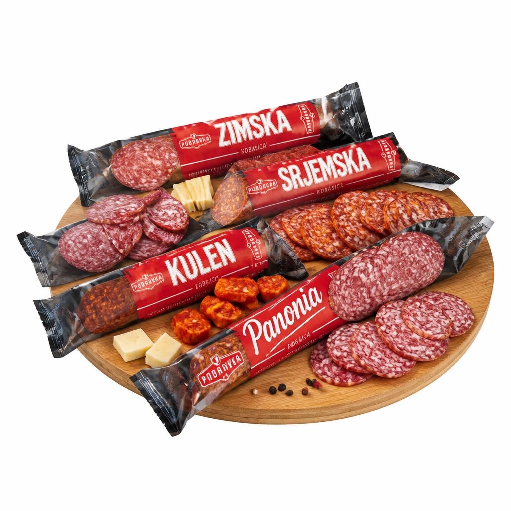 Podravka čajna, kulen, zimska, pannonia ili srijemska kobasica Akcija u trgovini KTC