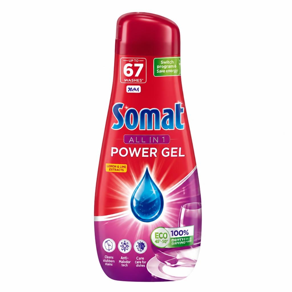 Somat All in 1 Power Gel za strojno pranje posuđa 1072 ml Akcija u trgovini Mueller