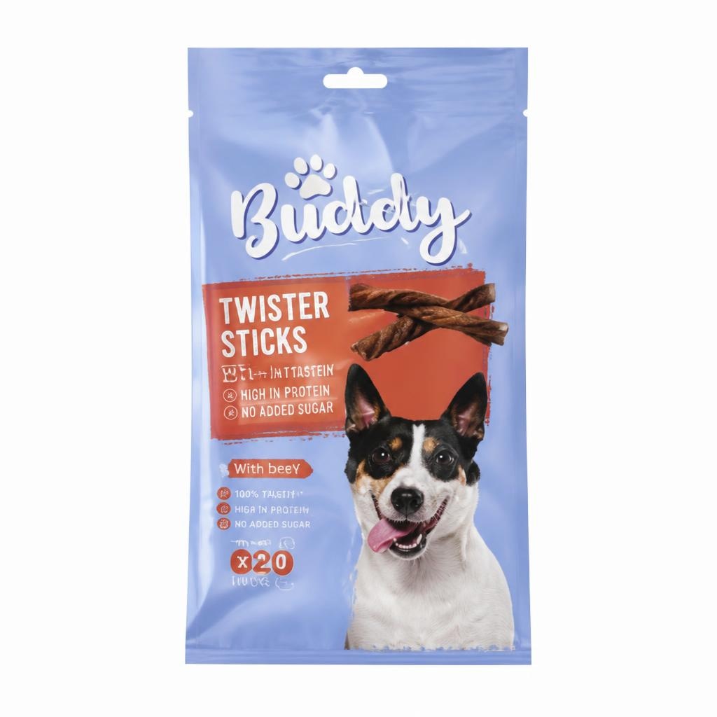 Buddy štapići za pse 100 g Akcija u trgovini Konzum