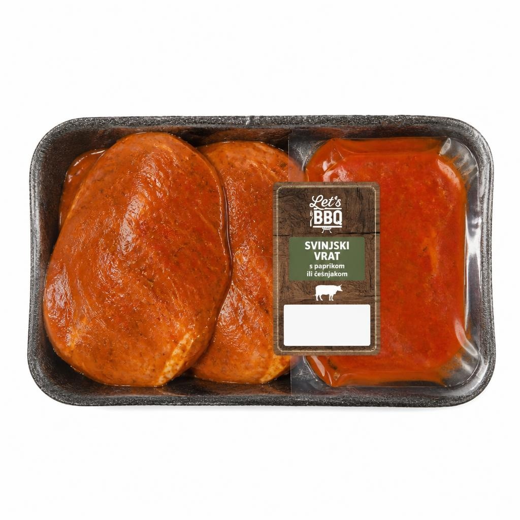 Let's BBQ svinjski vrat 750 g Akcija u trgovini Kaufland