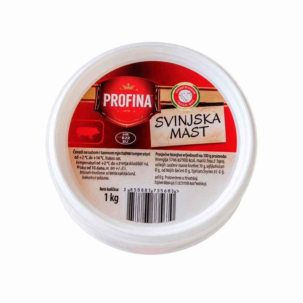 Profina svinjska mast 1 kg Akcija u trgovini Studenac