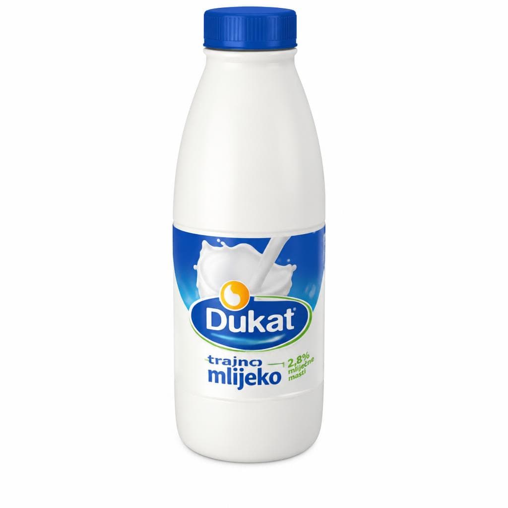 Dukat trajno mlijeko 1 L Akcija u trgovini Vrutak