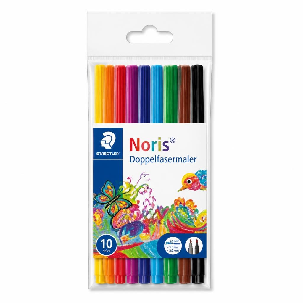 Noris dvostruki flomasteri 10 kom STAEDTLER Akcija u trgovini Mueller