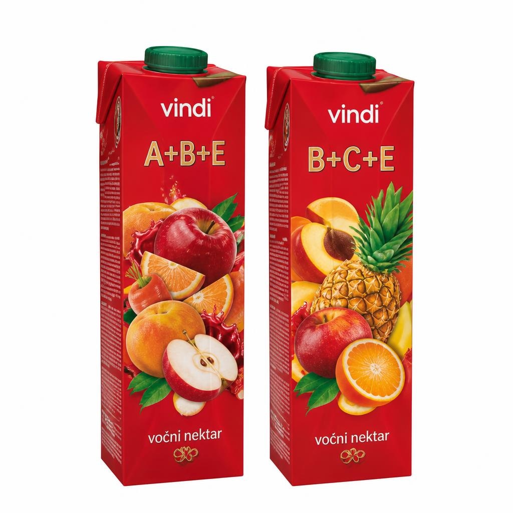 Vindi Sok A+B+E, B+C+E 1 l - Akcija u trgovini NTL