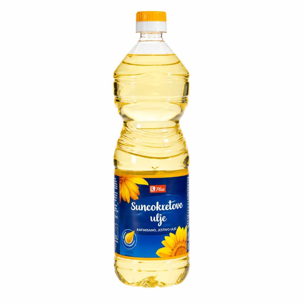 K Plus suncokretovo ulje 1 l Akcija u trgovini Konzum